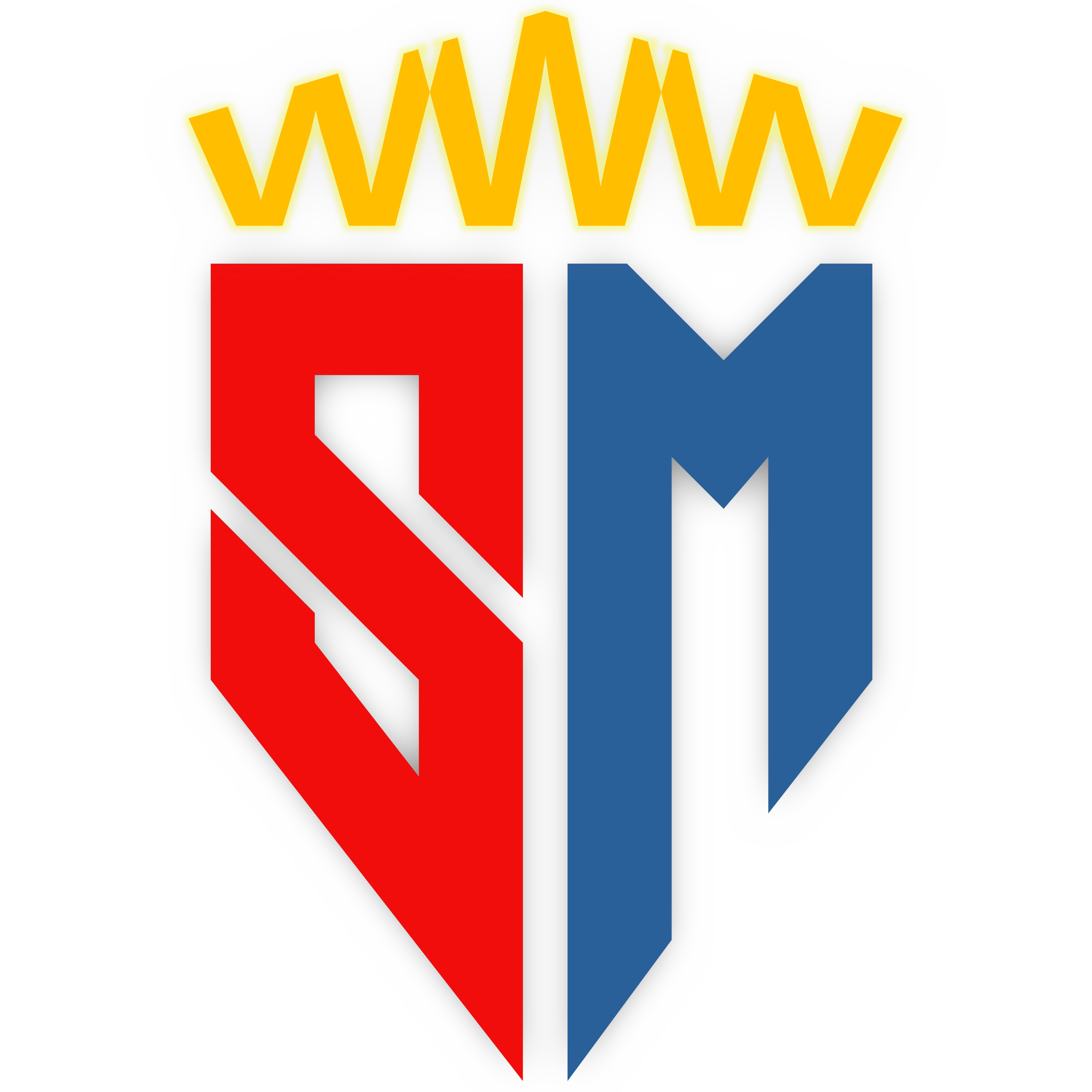 Logo SiteMaker.vip: Red letter S, Blue letter L and yellow WWW on top in the form of a crown.